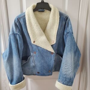 Sherpa Lined Denim Jacket